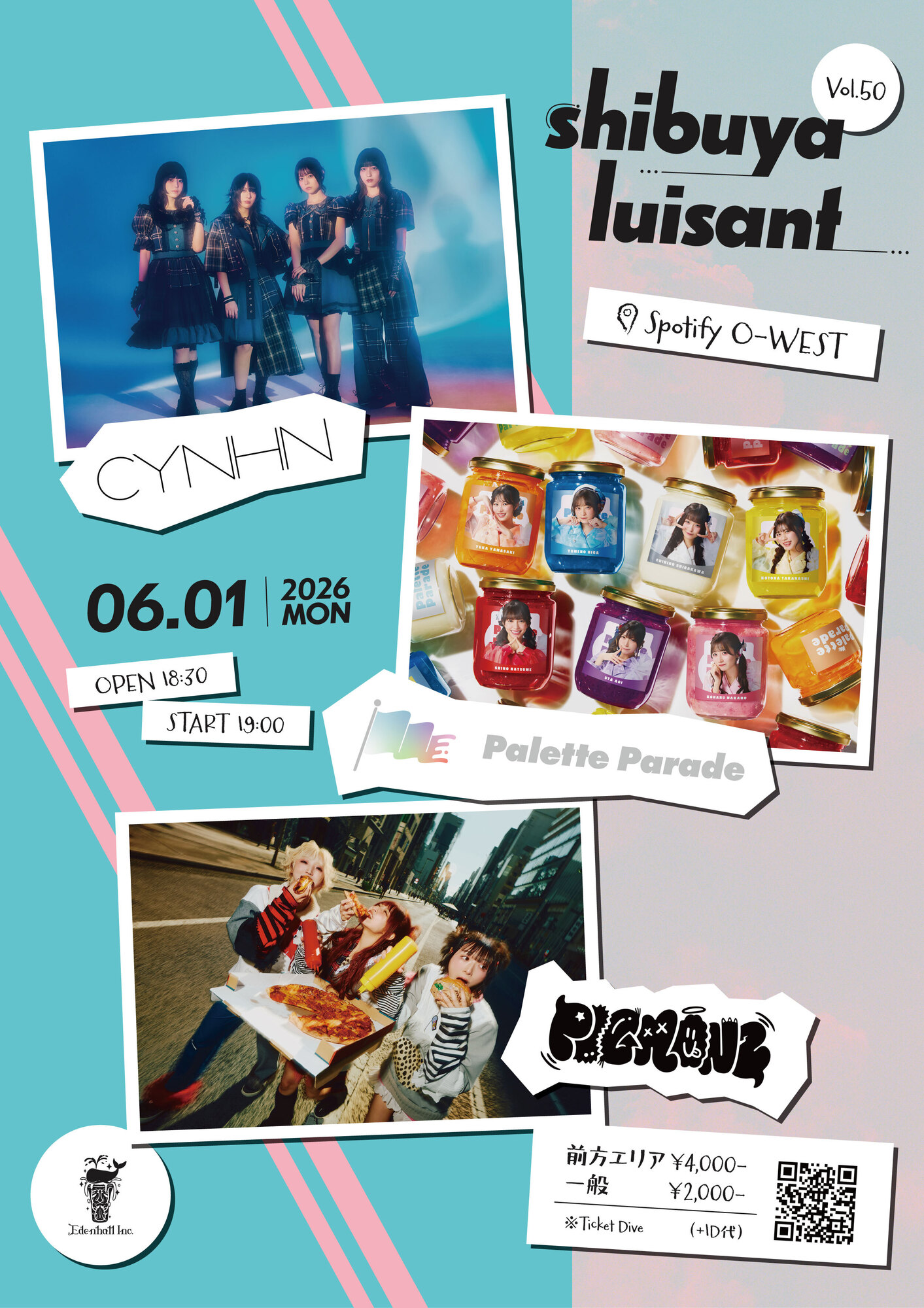2026.06.01(月)18:30/19:00「shibuya luisant Vol.50」＠Spotify O